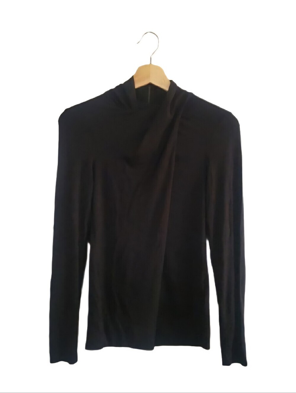 ELIE TAHARI Carrie Draped Over-lay Top Size US Small Minimalist Classic